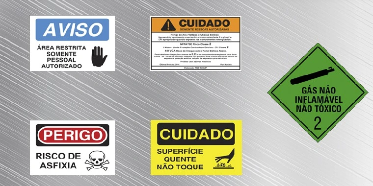 Placas de identificação em São Paulo